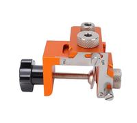 ViaGasaFamido Plantilla de Perforación de Doble Orificio Rango de Sujeción Ajustable Espesor de Tablero de 15-25 Mm Longitud de Varilla de 20-33 Mm con Casquillos de Taladro de Metal de 8 y