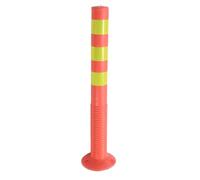 ViaGasaFamido Poste de Carretera de Seguridad Poste Delineador de Tráfico EVA Barrera de Advertencia de 75 Cm 29,5 Pulgadas con Base de 165 Mm 6,5 Pulgadas Columna de 73 Mm 2,9 para Cruce de Calles