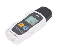 ViaGasaFamido Probador de Temperatura ABS Medidor de Humedad Registrador de Datos 64000 Registros IP65 Sensor Impermeable Registro de 10 S a 24 H de 22 a 158 Fahrenheit para Almacenamiento en el