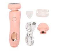 ViaGasaFamido Propina de Agua de Cabello Privado Eléctrico 2 en 1 Recorte de Bikini Bikini Recortador de Cabello Inalámbrico Cabezas Intercambiables para Mujeres (Rosado)