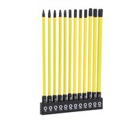 ViaGasaFamido Puntas de Destornillador S2 Acero de Aleación 60HRC Vástago Hexagonal de Alta Dureza Juego de Puntas de Destornillador Magnético de 150 Mm de Longitud para Taladro Manual Eléctrico