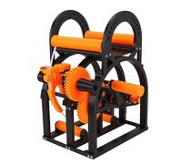 ViaGasaFamido Rebobinador de Filamento, Bobinador de Filamento ABS para Impresoras 3D con Marco Reforzado y Control de Tensión Ajustable, para Transferir Bobinas de 3 Kg a 1 Kg, Compatible con