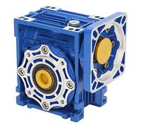 ViaGasaFamido Reductor de Engranaje Helicoidal Caja de Cambios de Aleación de Aluminio con Relación de Velocidad 1:10 con Poco Ruido y Fácil Instalación para Servomotor Paso a Paso