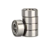 Viagasafamido Rodamientos de Bolas Miniatura Mr105Zz 10 Unidades 5 Mm X 10 Mm X 4 Mm, Cojinetes Lisos Esféricos para Aplicaciones Industriales Y Uso En Repuestos Mecánicos