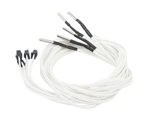 ViaGasaFamido Sensor Termistor de Impresora 3D, Sonda de Acero Inoxidable 100K para CR-10S Pro Ender 3, Medición de Temperatura de Alta Precisión