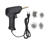 ViaGasaFamido Soldador de Plástico Multifuncional de 50 W Kit de Reparación de Crack de Parachoques de Automóviles con 4 Tipos de Alambre de Soldadura Plano, Externo, Interior y Ondulado para (BLACK)