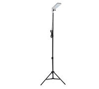 ViaGasaFamido Soporte de Luz de Trabajo LED, Iluminación de Fotografía de Altura Ajustable de Hierro, Brillo de 84 LED 1680LM para Estudio, Oficina, Camping