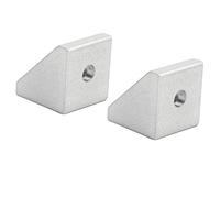 ViaGasaFamido Soporte de Refuerzo de Esquina Interior, Soporte de Aluminio para Robótica, Duradero de 15x15 Mm para Conexiones de Esquina sin Costuras
