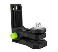 ViaGasaFamido Soporte Magnético para Nivel Láser, Adaptador de Línea de | ABS, Montaje Magnético para Tubo/pared Metálica, Cuerda con Gancho y Ajuste Fino
