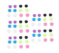 ViaGasaFamido Tapas de Silicona Reutilizables para Viales de Vidrio de 5 Ml, 60 Unidades, a Prueba de Polvo y Fugas para Laboratorios de Investigación y Uso Doméstico, Multicolor