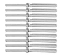 ViaGasaFamido Tornillo de Tracción de Estampación de Rosca de 10 Piezas, Acero Inoxidable y Alta Resistencia, Ideal para Sistemas de Barandillas de Cables en Aplicaciones Industriales de Granjas y