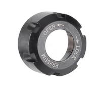 ViaGasaFamido Tuerca de Sujeción ER25, Soporte de Pinza de Metal, Pinzas de Resorte para Enrutador de Torno, Tuerca de Alta Precisión para Barra de Herramientas y Extensión de Eje (M32*1,5)