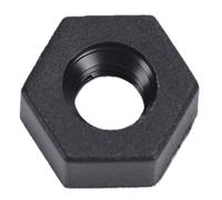 ViaGasaFamido Tuerca Hexagonal, Sujetadores Hexagonales de Rosca Métrica PA66, (BLACK)