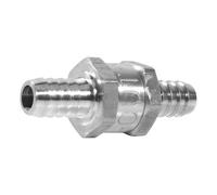 ViaGasaFamido Válvula Antirretorno de de Aluminio, Evita el Reflujo de, Ideal para Carburadores, Opciones de 6 Mm, 10 Mm y 12