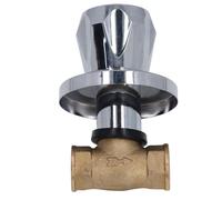 ViaGasaFamido Válvula de Agua de Latón Oculta, Válvula de Control de Rosca NPT Duradera de 1/2 Pulgada, Ideal para Sistemas de Plomería y Duchas Domésticas