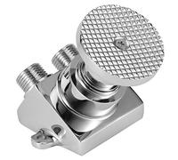 ViaGasaFamido Válvula de Pedal de Cobre con Rosca G1/2 Pulgadas, Interruptor de Control Automático del Grifo de Agua con Válvula de Pie Redonda para Hospitales, Escuelas, Oficinas, Lugares