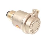 ViaGasaFamido Válvula de Ventilación Automática de Latón DN15 G1/2, Resistente a Altas Temperaturas, Sellado Confiable, Ideal para Alivio de Presión del Calentador de Agua Solar