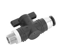 ViaGasaFamido Válvula Neumática de Acoplamiento Rápido de 8 Mm, Plástico y Latón, Conexión de Aire Confiable para Compresores, Conectores y Sistemas Neumáticos (BC8-04)