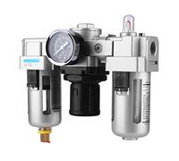ViaGasaFamido Válvula Reguladora, Separador de Trampa de Agua del Filtro de Aire AC3000 para Aire Limpio, Alta Precisión e Instalación Rápida con Lubricador de
