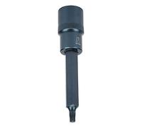 ViaGasaFamido Vaso de Punta de Destornillador de Estrella S2 Acero de Aleación T27 Vaso de Destornillador Métrico de 100 Mm con Acabado Azulado Alta Precisión Diámetro de 5 Mm para Uso de