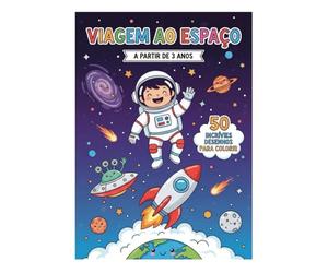 Viagem ao espaço: Livro de colorir