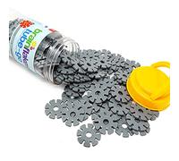 VIAHART Brain Flakes 150+ piezas Tube-Go Gray - Classic Grey Single Color Add-On Travel Set