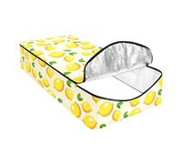 Viahsen Cubierta de Aislamiento para Escalera de Ático con Cremallera Frontal Material Aluminio Pérdida Térmica Evita Ingreso de Polvo, Amarillo