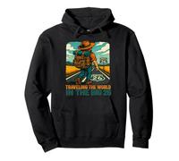 Viajando por el Mundo en 2026 Adventure Highway Illustration Sudadera con Capucha