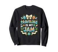 Viajar es mi atasco Sudadera