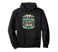 Viajar es mi atasco Sudadera con Capucha