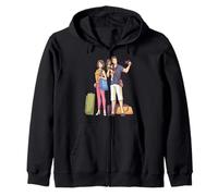 Viajar Familia Dibujos Animados Sudadera con Capucha