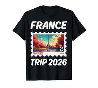 Viaje a Francia 2026! Vacaciones a Juego en París Camiseta