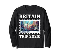 Viaje a Gran Bretaña 2025! Autobús británico y londinense English Manga Larga