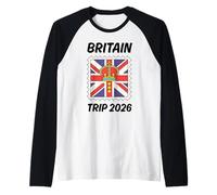 Viaje a Gran Bretaña 2026! Vacaciones británicas a Juego Camiseta Manga Raglan