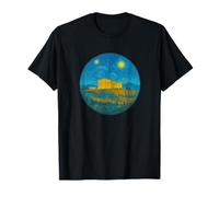 Viaje a Grecia Atenas - Van Gogh Starry Night Style Camiseta