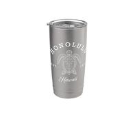 Viaje a Honolulu Hawaii Aloha Vaso térmico de acero inoxidable de doble pared