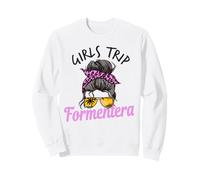 Viaje a Juego para niñas Formentera moño desordenado Sudadera