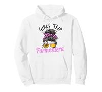 Viaje a Juego para niñas Formentera moño desordenado Sudadera con Capucha