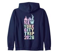 Viaje a la Ciudad de Nueva York para niños 2026 Vacaciones Mamá Papá Sobreviví al Taxi Sudadera con Capucha