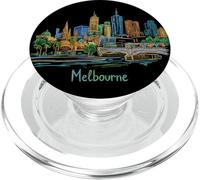 Viaje a Melbourne, Australia, Recuerdo de una Ciudad emblemática, Regalo PopSockets PopGrip para MagSafe