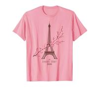 Viaje a París para Damas 2026 Vacaciones de cumpleaños Viaje de Surfista Camiseta