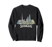 Viaje a Shanghái, China, Recuerdo, Ciudad emblemática, Regalo Sudadera