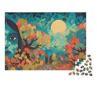 Viaje al Bosque de fantasía Paquete De Rompecabezas 1000 Piezas para Apasionados, Cartón Resistente, Decoración Mural, Regalo Familia, Diversión Fin De Semana 70x50cm/1000pcs