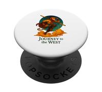 Viaje al Occidente Classic Chinese Myth Adventure Design PopSockets PopGrip Adhesivo