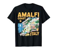 Viaje al sur de Italia Costa Amalfitana Verano Amante de los viajes Camiseta