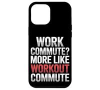 ¿Viaje al trabajo? Más como entrenamiento Viaje en bicicleta Carcasa para iPhone 12 Pro Max
