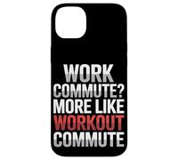 ¿Viaje al trabajo? Más como entrenamiento Viaje en bicicleta Carcasa para iPhone 14 Plus