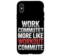 ¿Viaje al trabajo? Más como entrenamiento Viaje en bicicleta Carcasa para iPhone X/XS