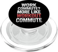 ¿Viaje al trabajo? Más como entrenamiento Viaje en bicicleta PopSockets PopGrip para MagSafe