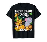 Viaje al zoológico de tercer grado divertido Zoológico de maestros y estudiantes de tercer grado Camiseta